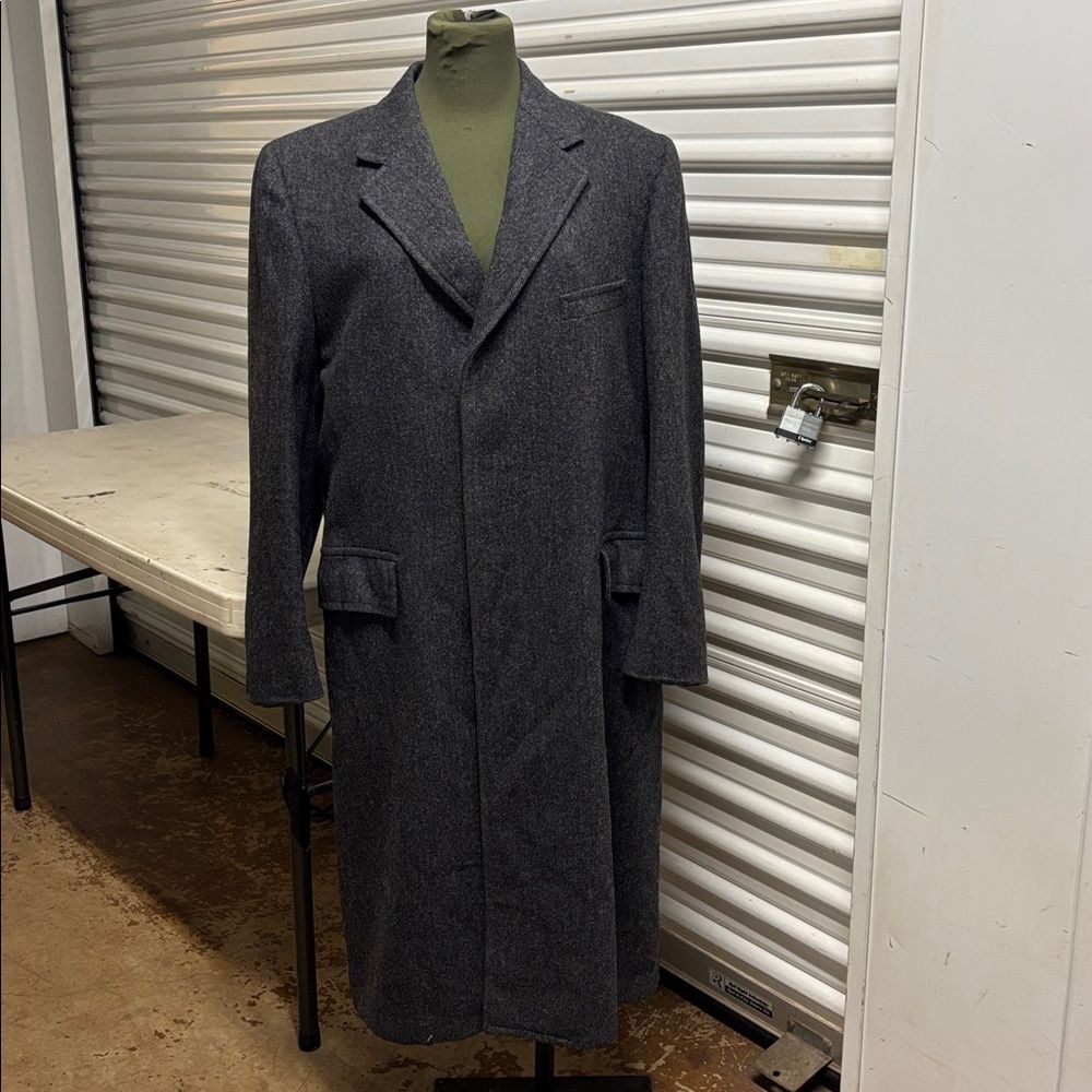 Brooks Brothers Wool Overcoat 40 Reg Trench Coat